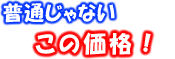 普通じゃない　この価格
